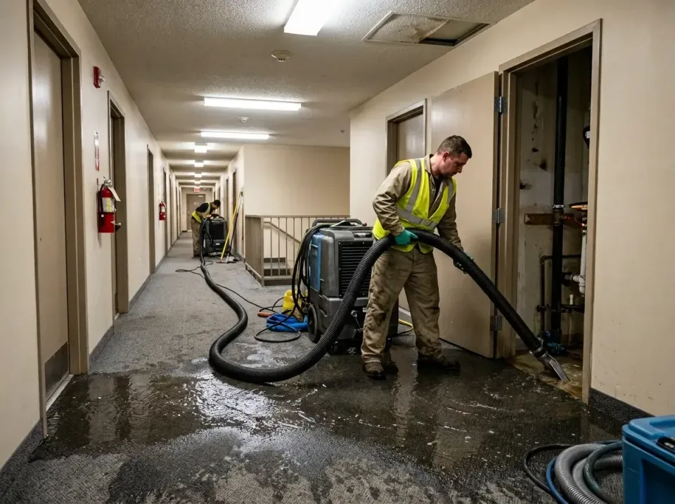 multi-unit-apartment-hallway-f-005 — frequently asked questions, Emergency Burst Pipe Water Extraction & Removal in Wilkes-B…